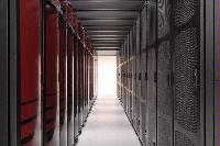 A set of photographs of the HECToR supercomputer taken on the 13th August 2007.